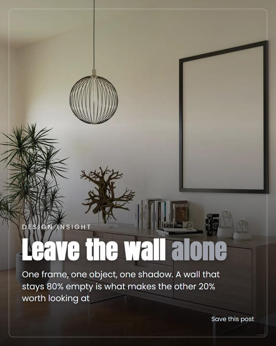 Leave the wall alone