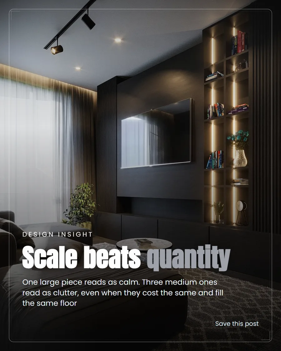 Scale beats quantity