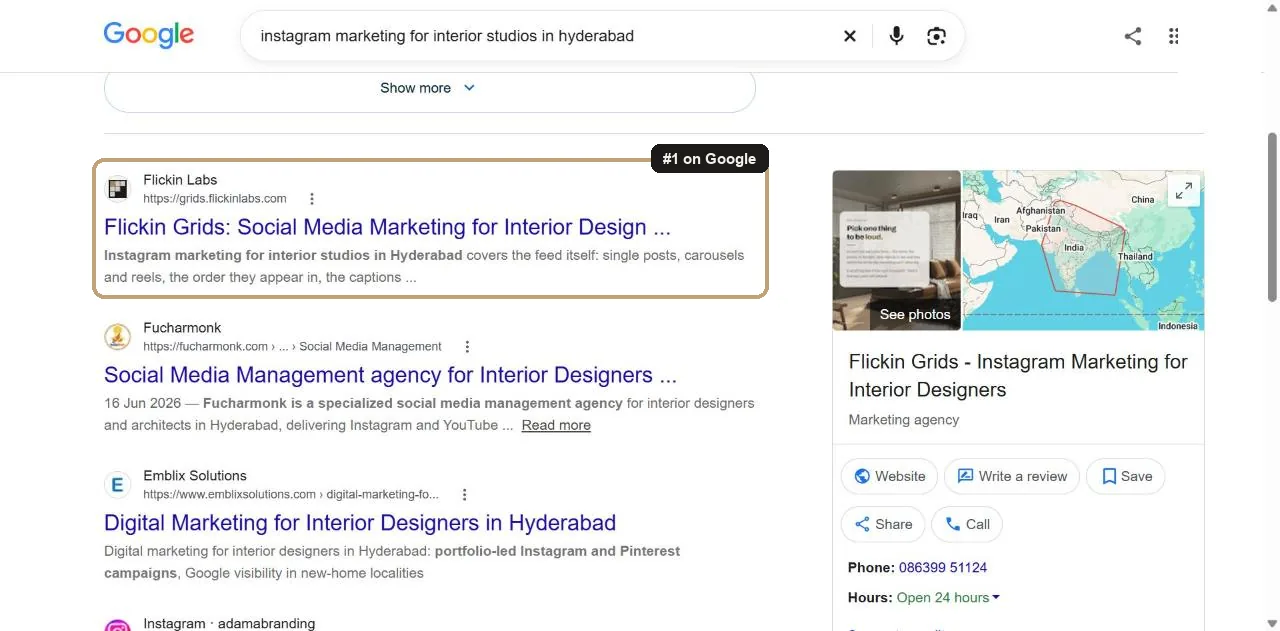 Search result screenshot, 19 October 2026